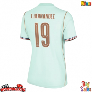 France Theo Hernandez #19 Replica Away Stadium Shirt for Women World Cup 2026 Short Sleeve